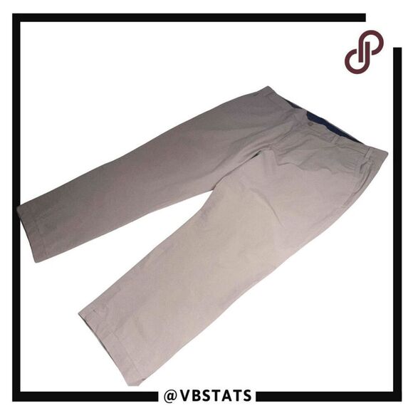 Vineyard Vines Men's Cotton Breaker Pants Chinos Khaki Size 40x28 - Picture 1 of 8
